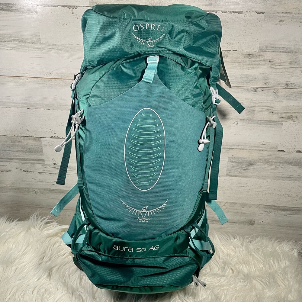 🌲S O L D🌲Osprey Aura Antigravity 50L 18-20in backpack Rainforest Green